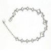 92.5 Sterling Silver Stylish Collection Bracelet For Girl's